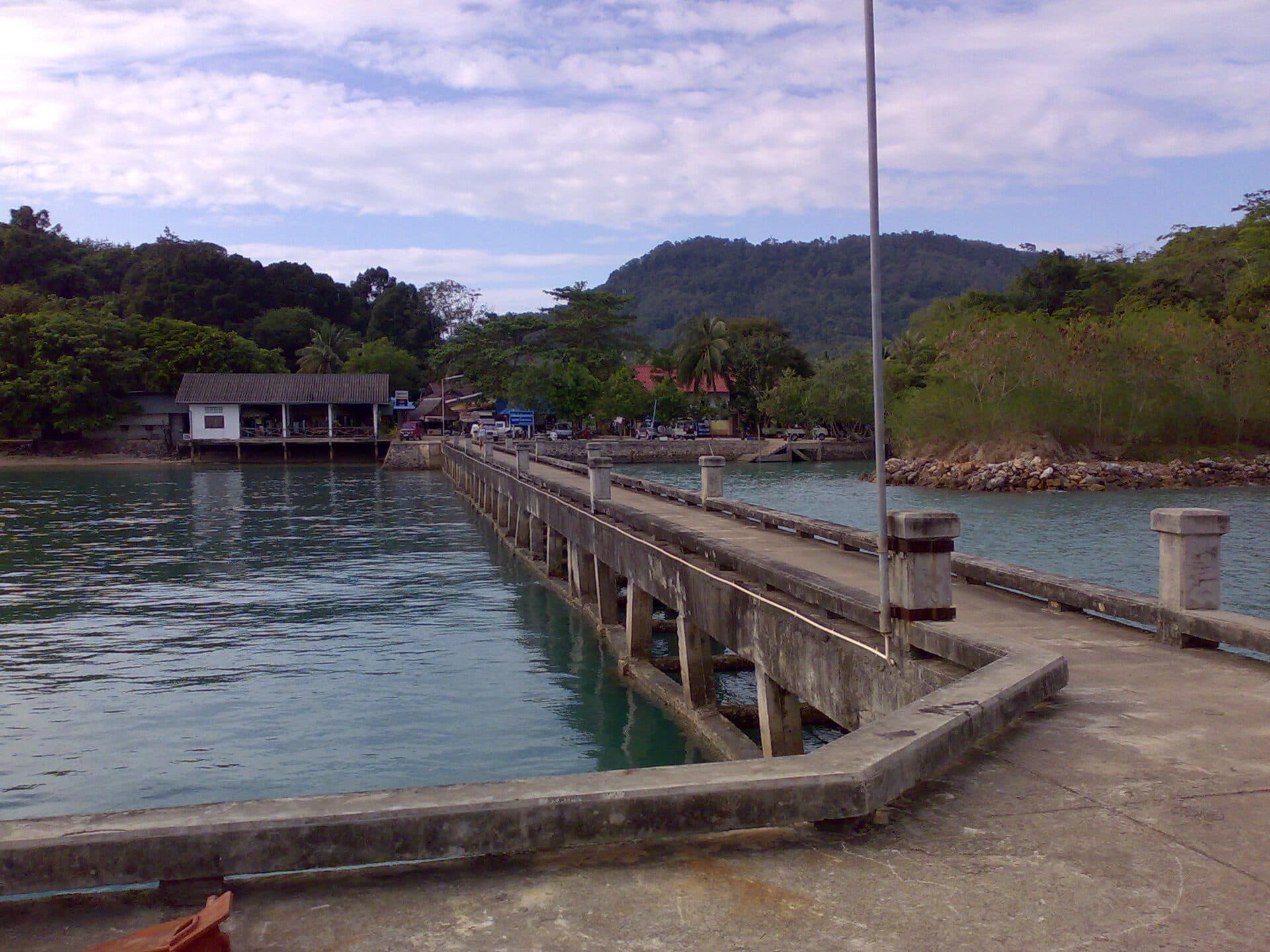 Pier in the northeast of Ko Yao Noi