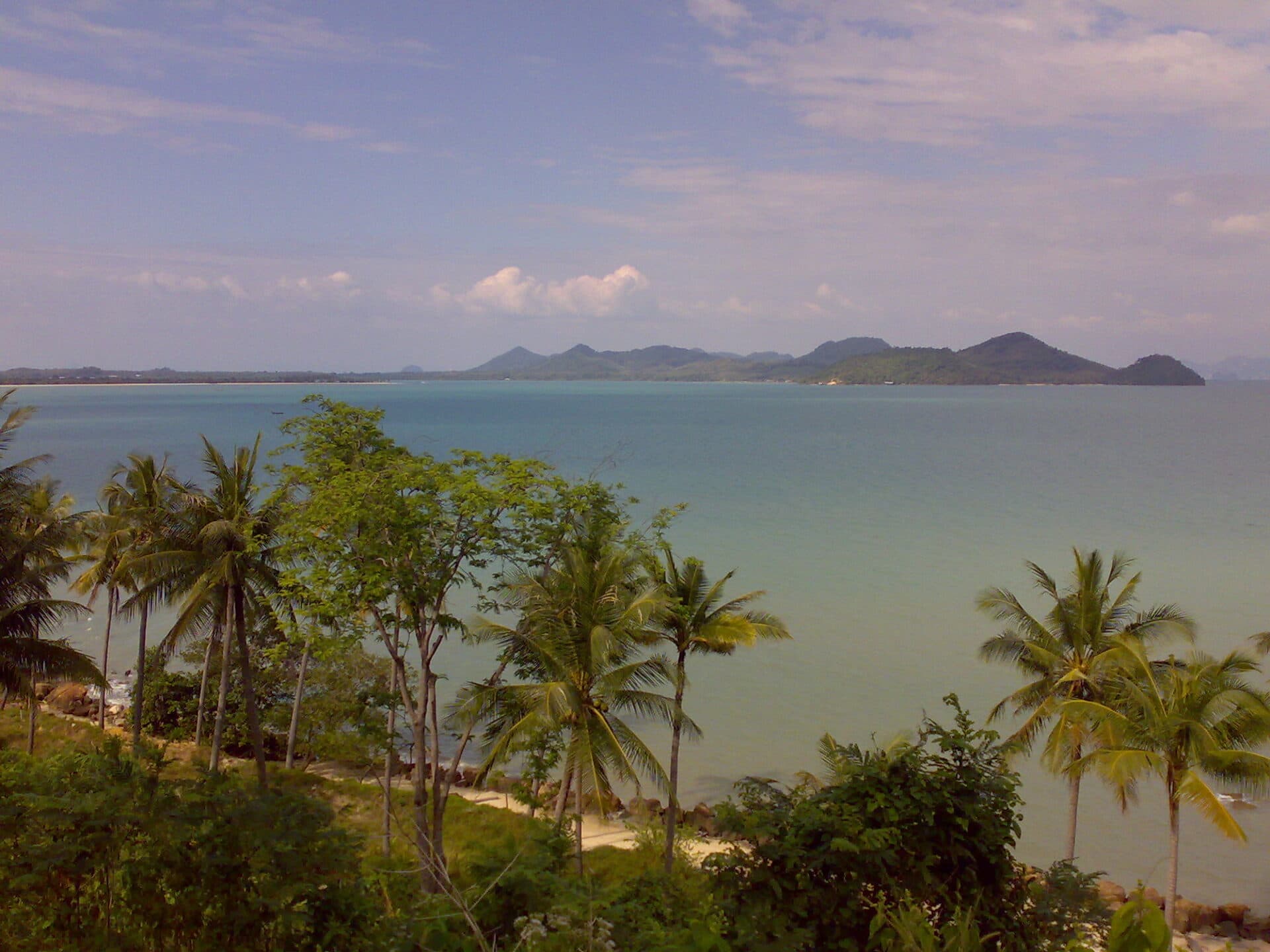 View from Ko Yao Yai looking across to Ko Yao Noi